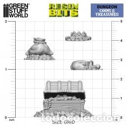 Maquetas: GREEN STUFF - SET RESINA MONEDAS Y TESOROS 2305 - Foto 3