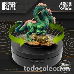 Maquetas: GREEN STUFF - BASE GIRATORIA ELECTRICA 136mm 2360