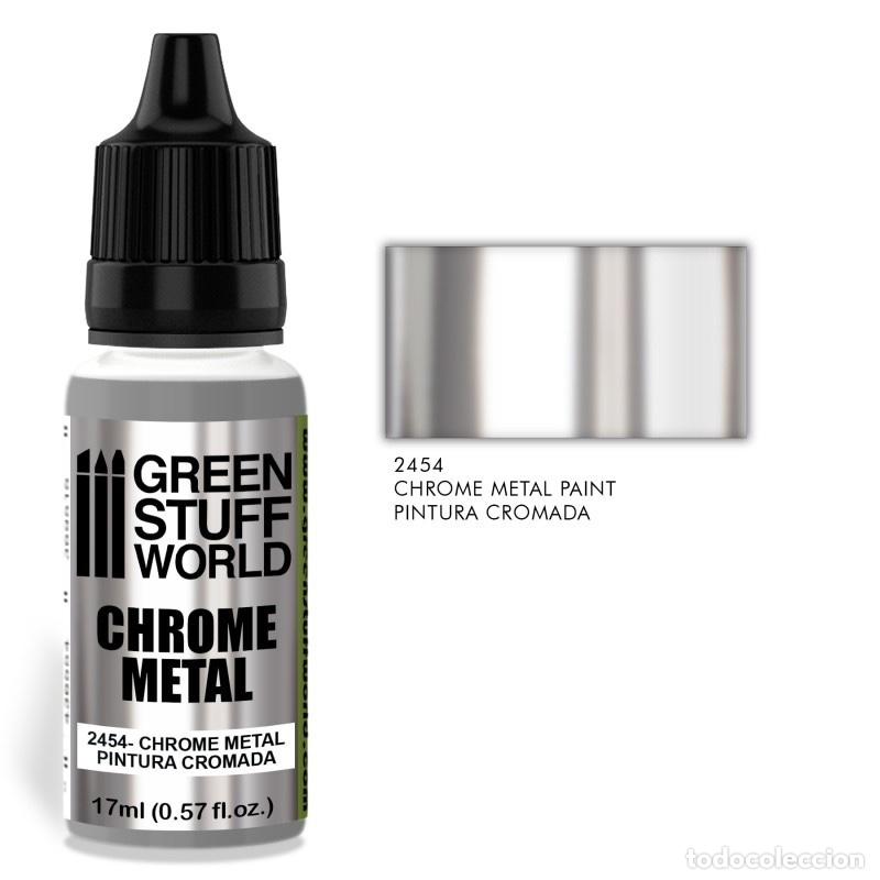 Maquetas: GREEN STUFF - PINTURA CROMADA 17 ml 2454
