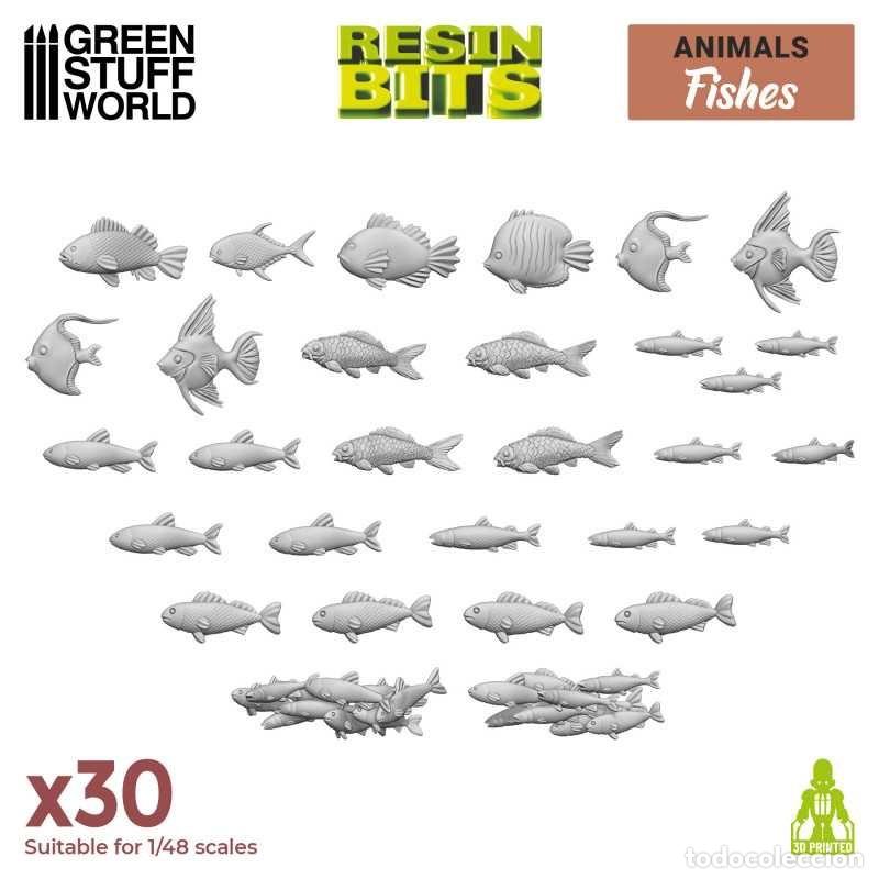Maquetas: GREEN STUFF - PECES 3D 3010