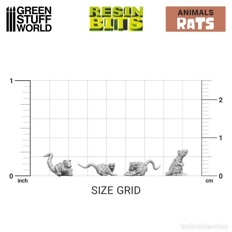 Maquetas: GREEN STUFF - RATAS PEQUE&Ntilde;AS 3D 3508 - Foto 3