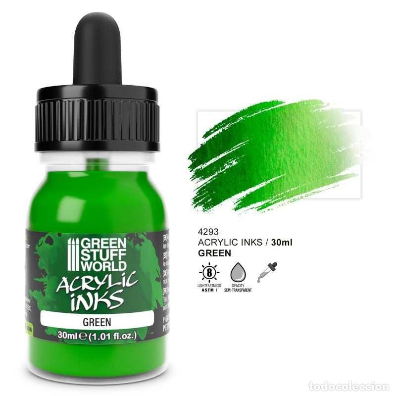 Maquetas: GREEN STUFF - TINTA ACR&Iacute;LICA OPACA - VERDE 4293 - Foto 1