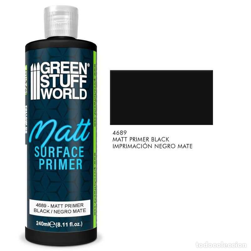 Maquetas: GREEN STUFF - IMPRIMACI&Oacute;N NEGRO MATE 240ml 4689