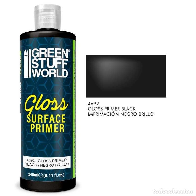 Maquetas: GREEN STUFF - IMPRIMACI&Oacute;N NEGRO BRILLO 240ml 4692 - Foto 1