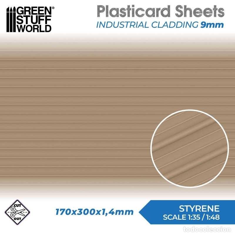 Maquetas: GREEN STUFF - PLANCHA PLASTICARD - REVESTIMIENTO INDUSTRIAL 9mm 5061
