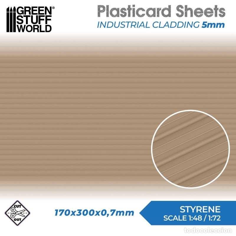 Maquetas: GREEN STUFF - PLANCHA PLASTICARD - REVESTIMIENTO INDUSTRIAL 5mm 5062