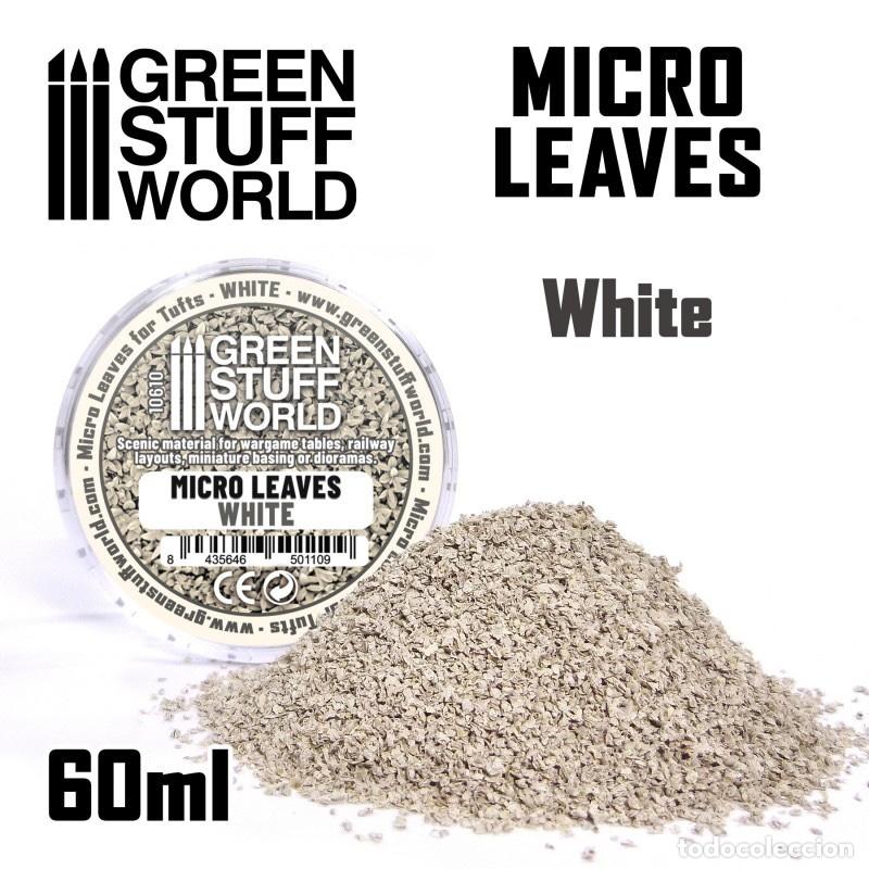 Maquetas: GREEN STUFF - MICRO HOJAS - MIX BLANCO 15 gr 10610