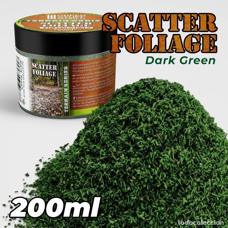 Maquetas: GREEN STUFF - HOJARASCA VERDE OSCURO 200 ml 11177
