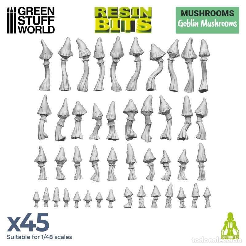 Maquetas: GREEN STUFF - SETAS GOBLIN 3D 11620