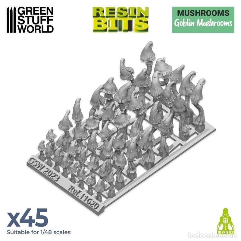 Maquetas: GREEN STUFF - SETAS GOBLIN 3D 11620 - Foto 3