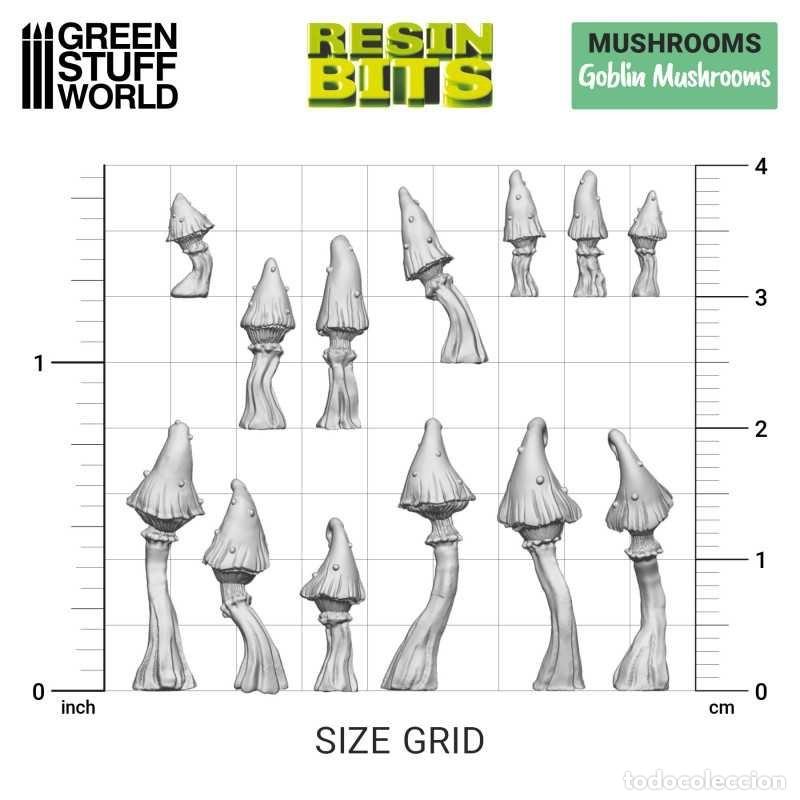 Maquetas: GREEN STUFF - SETAS GOBLIN 3D 11620 - Foto 2