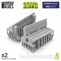 Maquetas: GREEN STUFF - BANCOS DE MADERA 3D 12869 - Foto 2