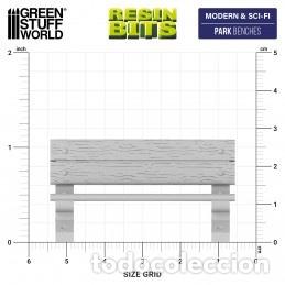 Maquetas: GREEN STUFF - BANCOS DE MADERA 3D 12869 - Foto 3
