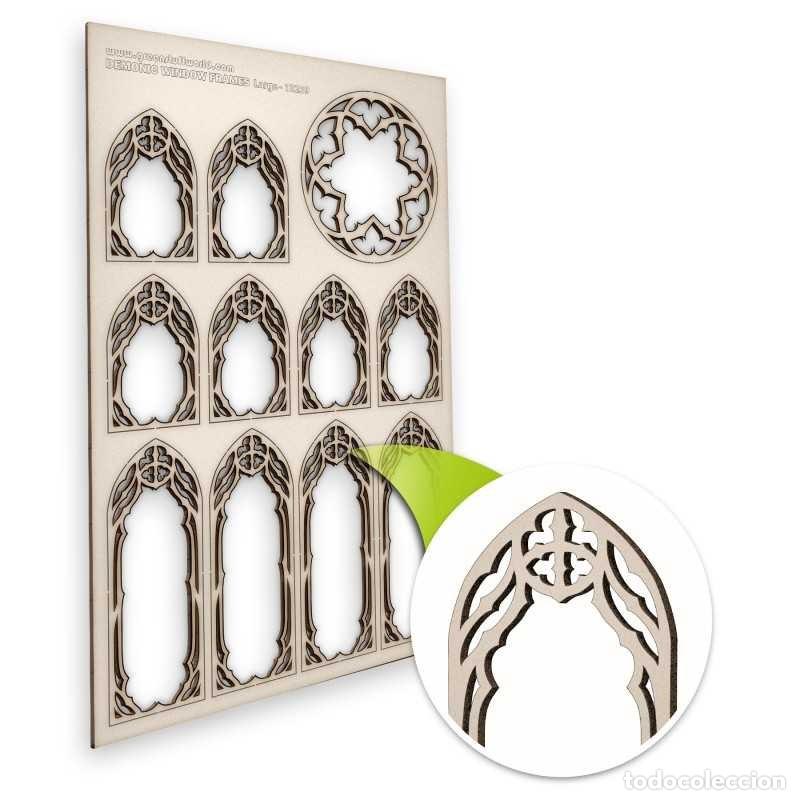 Maquetas: GREEN STUFF - VENTANAS DEMONIOS - GRANDES 13259 - Foto 2