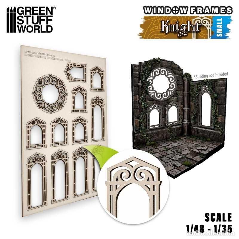 Maquetas: GREEN STUFF - VENTANAS CABALLEROS MEDIEVALES - PEQUE&Ntilde;AS 13263
