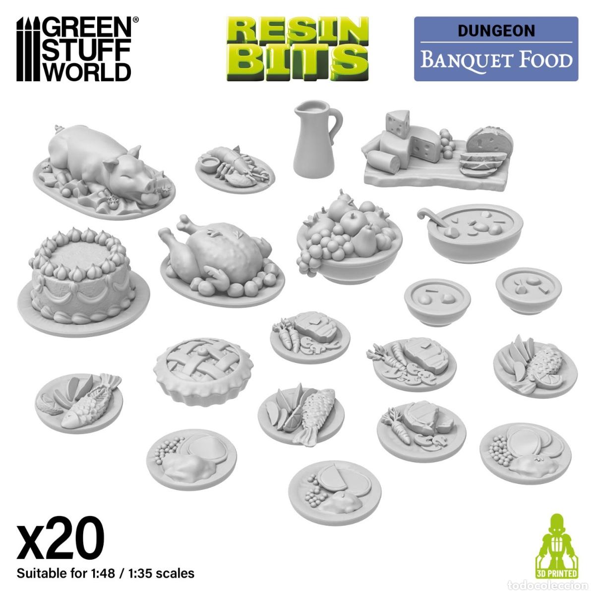 Maquetas: GREEN STUFF - COMIDA BANQUETE 1/35 - 1/48 13597 - Foto 2
