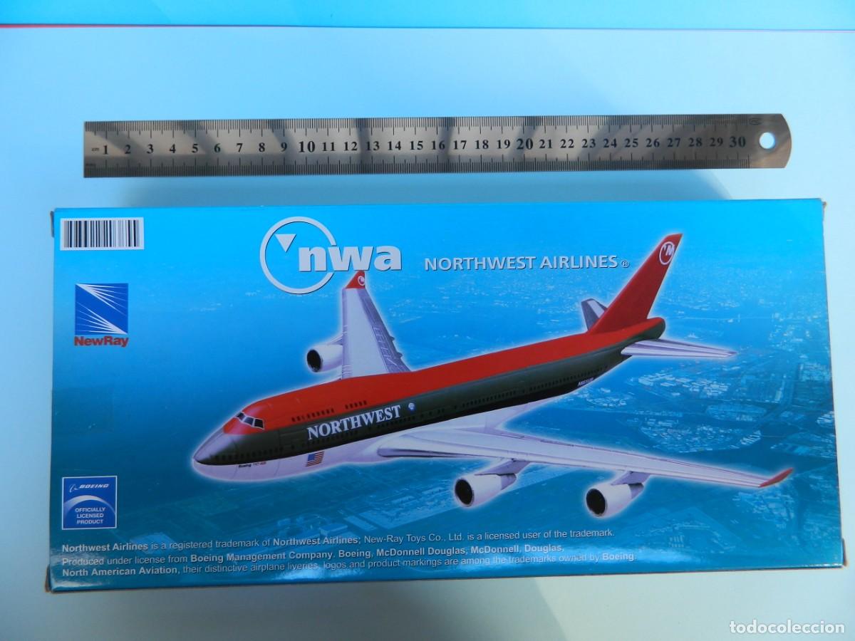 Maquetas: MAQUETA DE AVI&Oacute;N BOEING 747 NORTHWEST AIRLINES