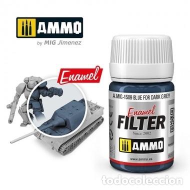 Maquetas: AMMO - FILTRO AZUL PARA GRIS OSCURO 1509