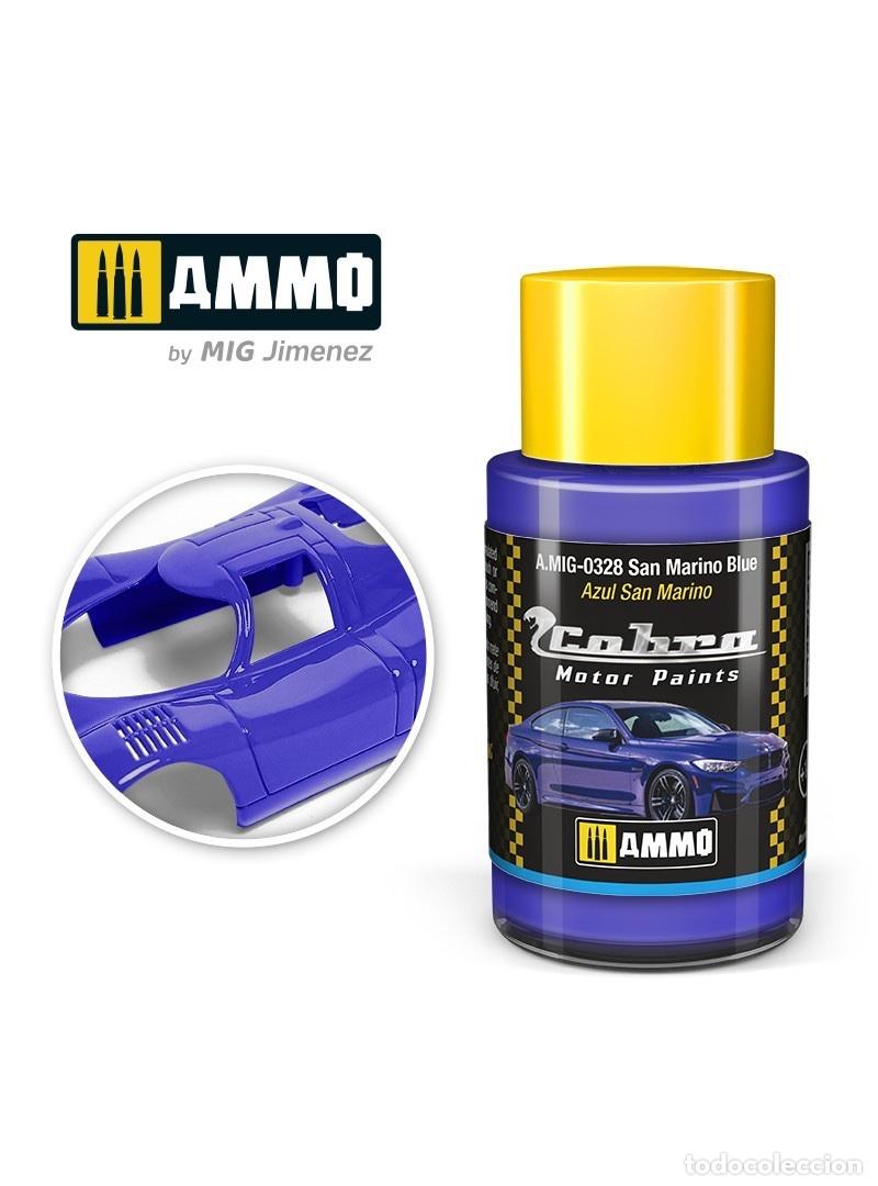 Maquetas: AMMO - COBRA MOTOR AZUL SAN MARINO 0328