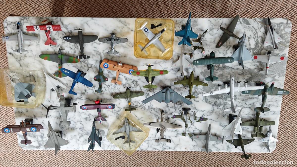 Maquetas: LOTE DE 37 MAQUETAS DE AVIONES EN METAL