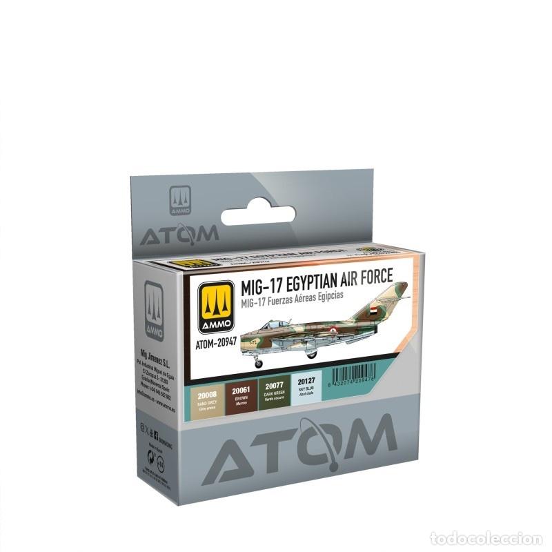 Maquetas: ATOM SET MIG-17 FUERZAS AEREAS EGIPCIAS 20947