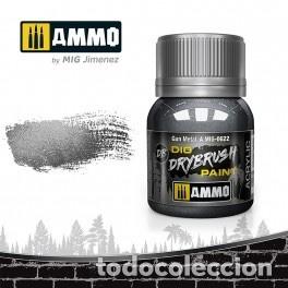 Maquetas: AMMO - DRYBRUSH PINCEL SECO ACERO PAVONADO 0622