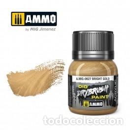 Maquetas: AMMO - DRYBRUSH PINCEL SECO DORADO BRILLANTE 0627
