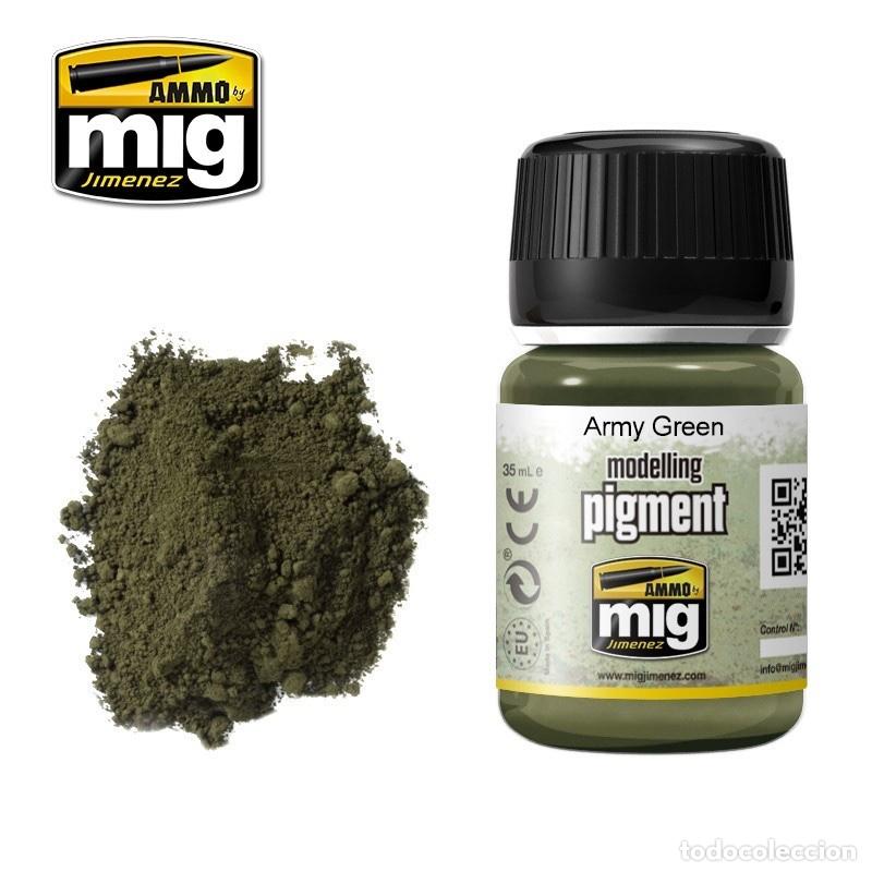 Maquetas: AMMO - PIGMENTO VERDE MILITAR 3019