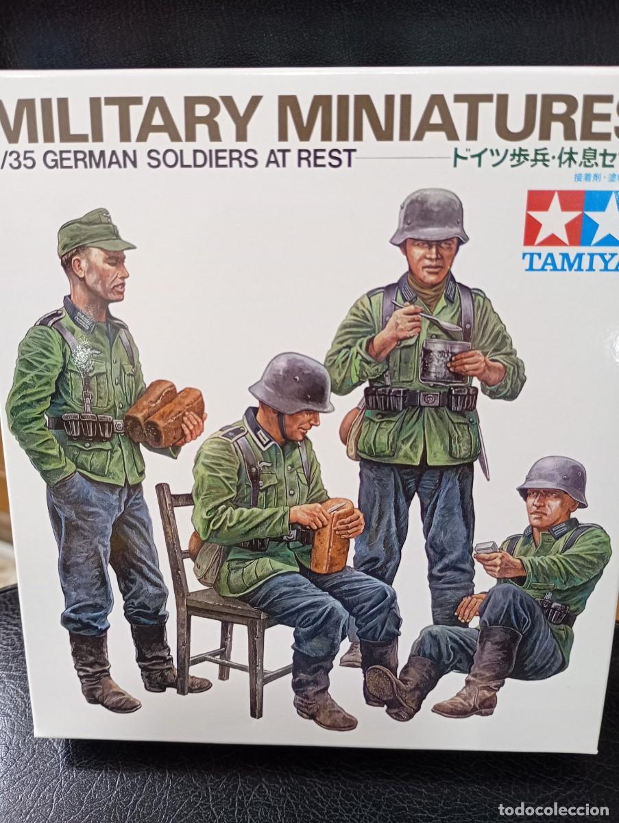 Maquetas: Maqueta Tamiya soldados alemanes 2&ordf;GM. Escala 1/35 precintada