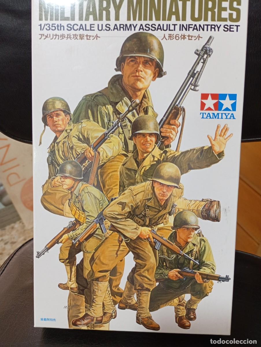 Maquetas: Maqueta Tamiya 6 soldados USA 2&ordf;GM. Escala 1/35 precintada