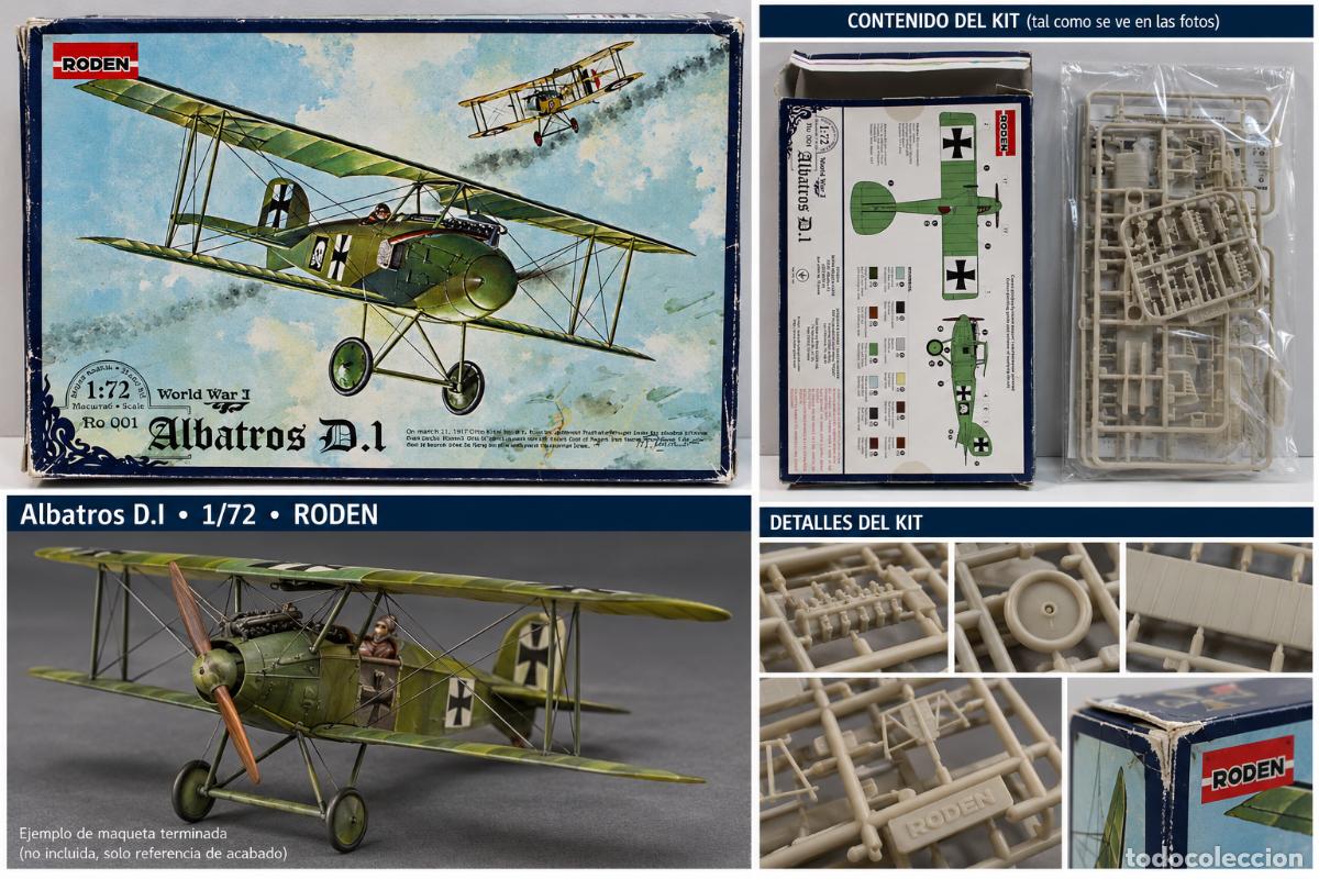Maquetas: MAQUETA RODEN ALBATROS D.I 1/72 - Foto 3