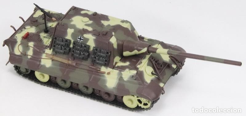 Maquetas: Maqueta caza carros Jagdtiger, Panzerj&auml;ger Tiger Ausf. B Sd.Kfz. 186 1/72 Altaya montado y pintado