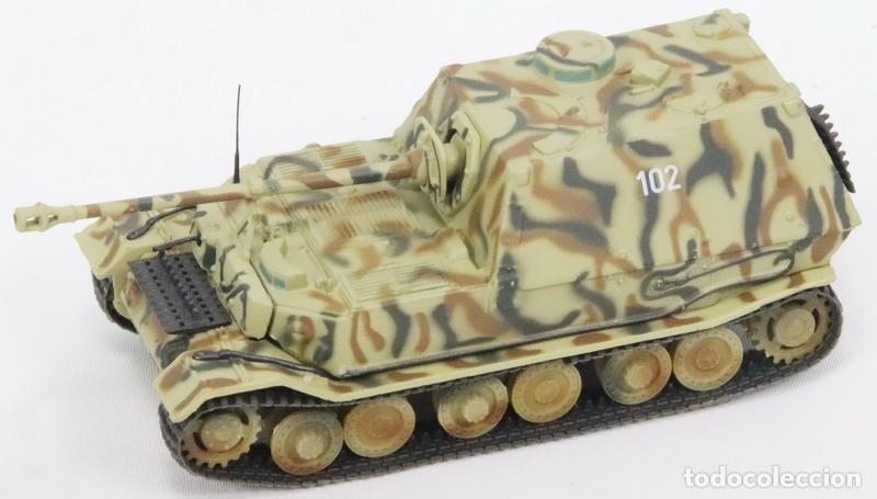 Maquetas: Maqueta caza carros Elefant, SdKfz 184, 1/72, Altaya, montado y pintado