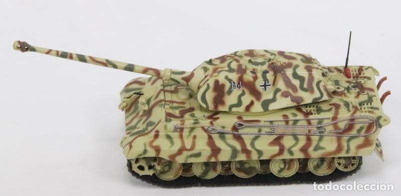Maquetas: Maqueta carro Panzer VI &ndash; King Tiger Ausf. B. Porsche, SdKfz 182, 1/72, Altaya, montado y pintado