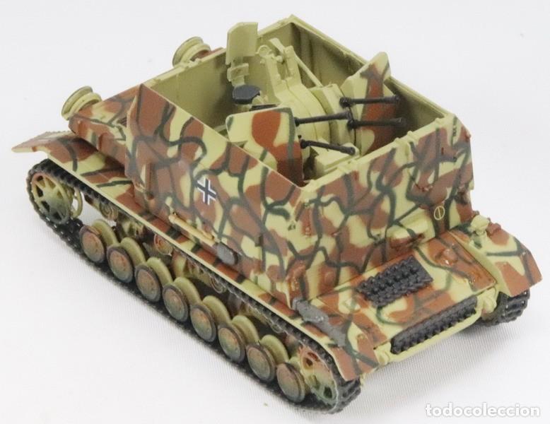 Maquetas: Maqueta veh&iacute;culo antia&eacute;reo M&ouml;belwagen &ndash; Flakvierling, SdKfz 161/3, 1/72, Altaya, montado y pintado