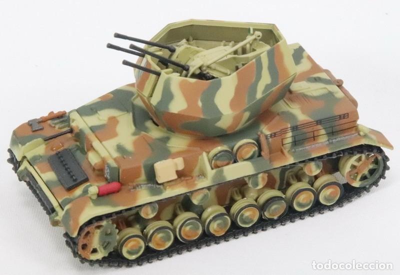 Maquetas: Maqueta veh&iacute;culo antia&eacute;reo Flakpanzer IV Wirbelwind, 1/72, Altaya, montado y pintado