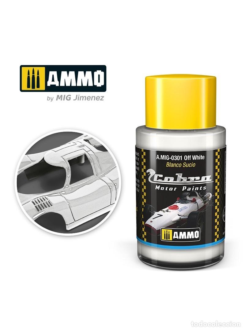 Maquetas: AMMO - COBRA MOTOR BLANCO SUCIO 0301