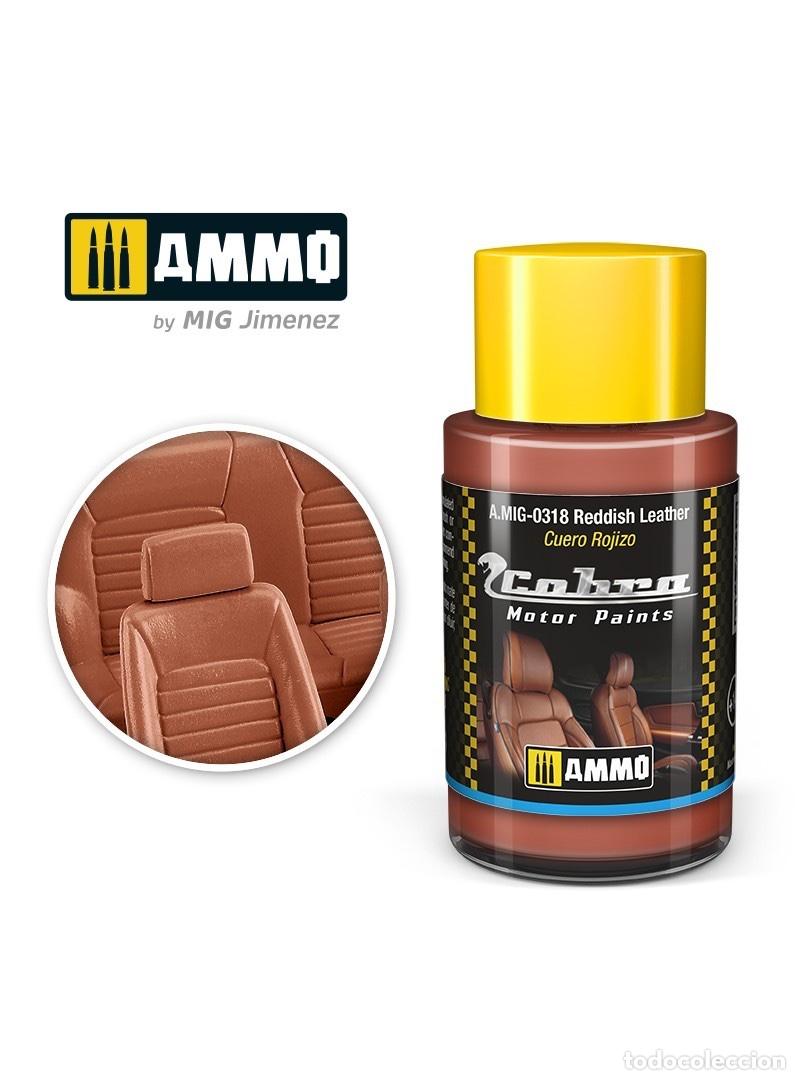 Maquetas: AMMO - COBRA MOTOR CUERO ROJIZO 0318