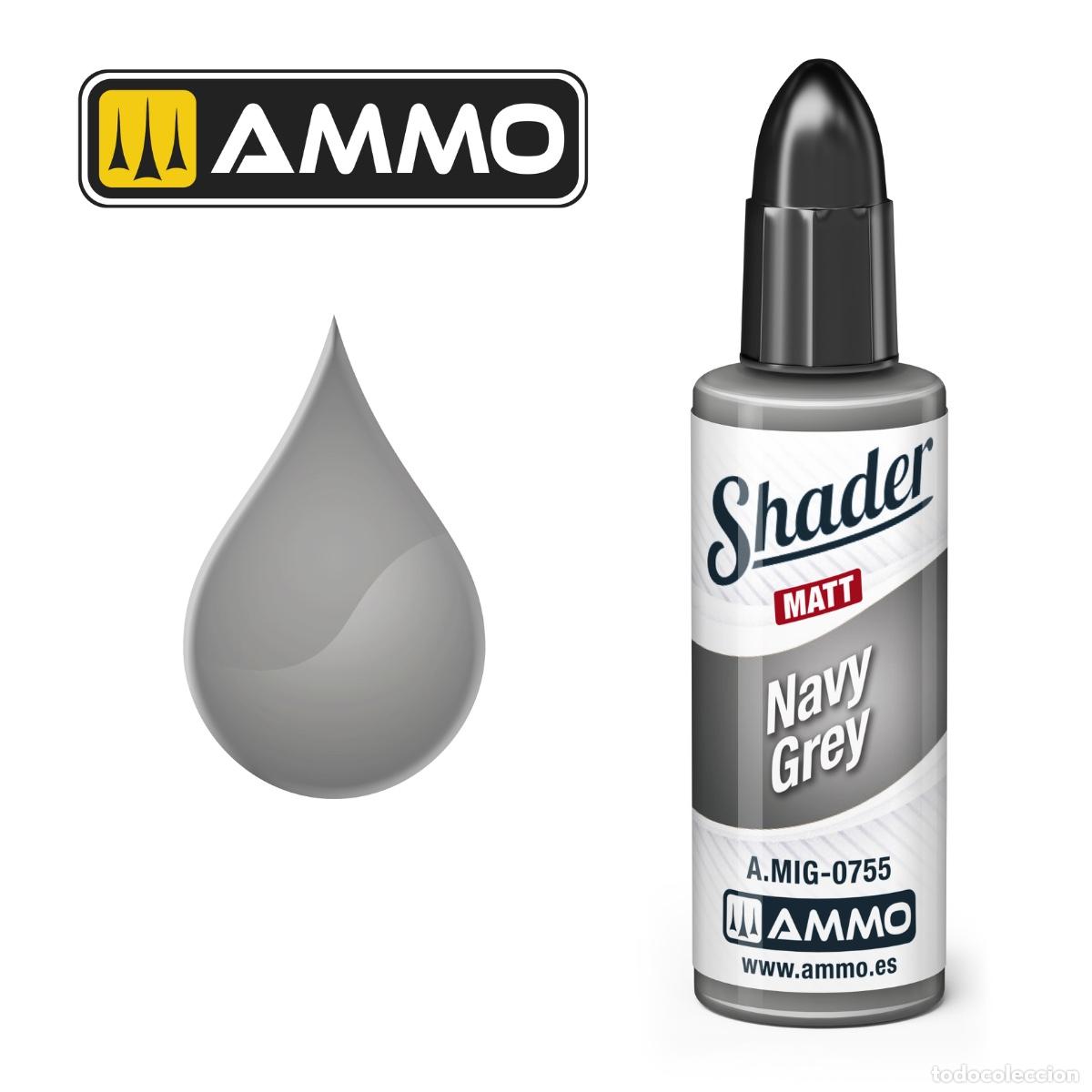 Maquetas: AMMO - SOMBREADOR MATE GRIS NAVAL 0755