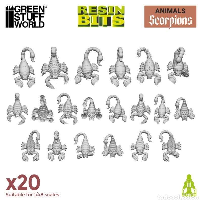 Maquetas: GREEN STUFF - SET IMPRESO EN 3D - ESCORPIONES 12667 - Foto 1