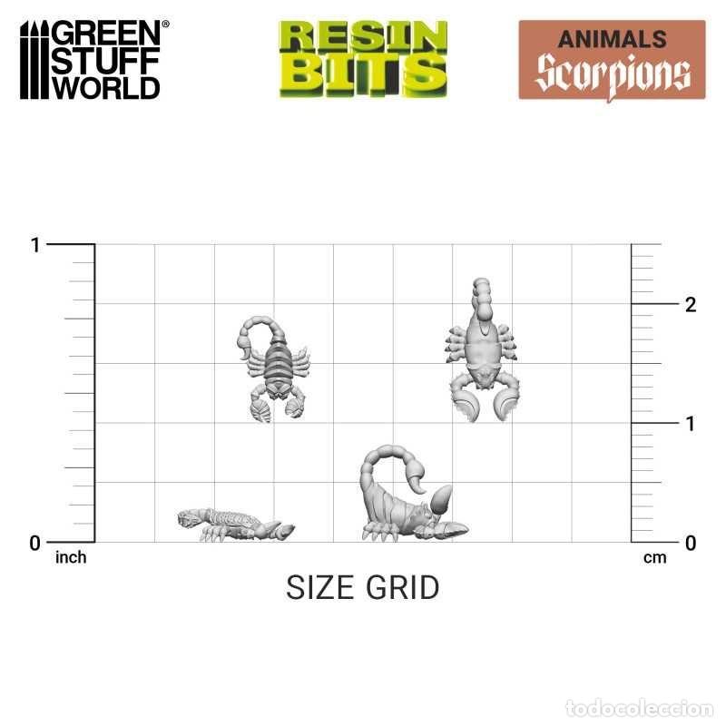 Maquetas: GREEN STUFF - SET IMPRESO EN 3D - ESCORPIONES 12667 - Foto 2