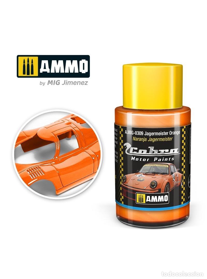 Maquetas: AMMO - COBRA MOTOR NARANJA JAGERMEISTER 0309