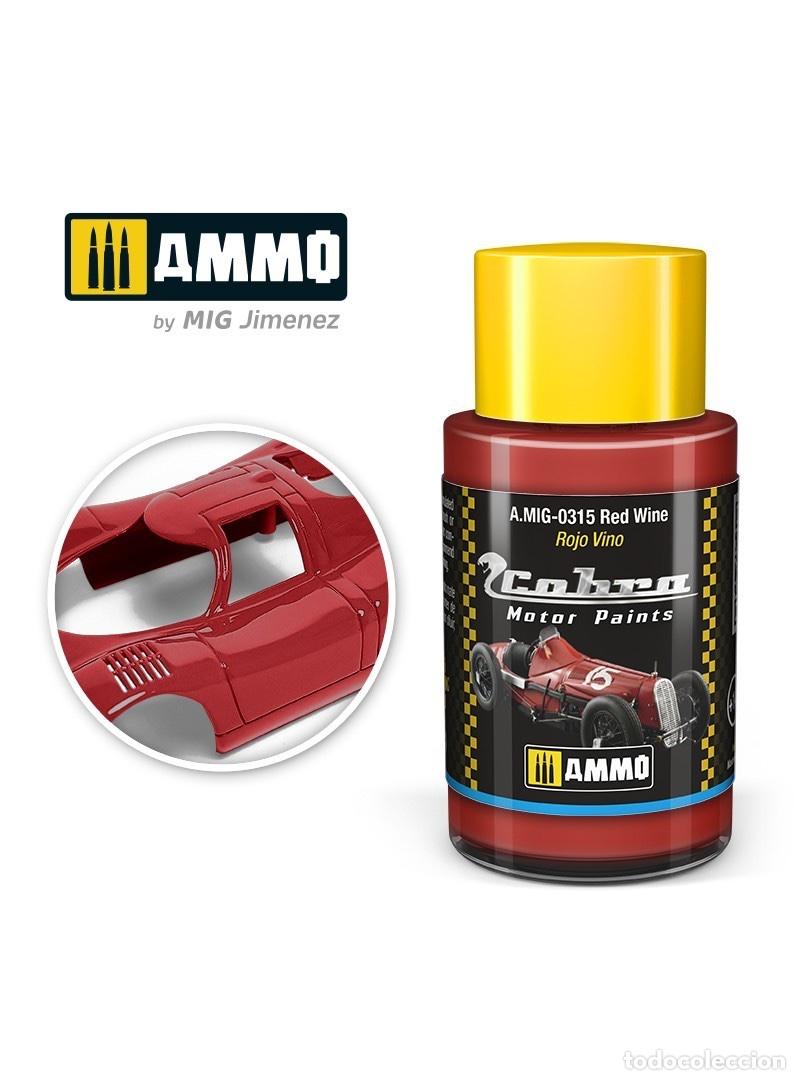 Maquetas: AMMO - COBRA MOTOR ROJO VINO 0315