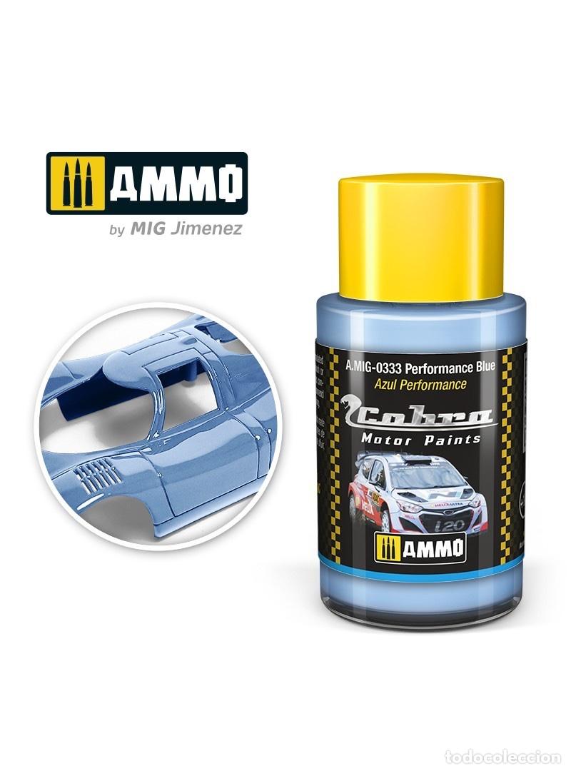 Maquetas: AMMO - COBRA MOTOR AZUL PERFORMANCE 0333