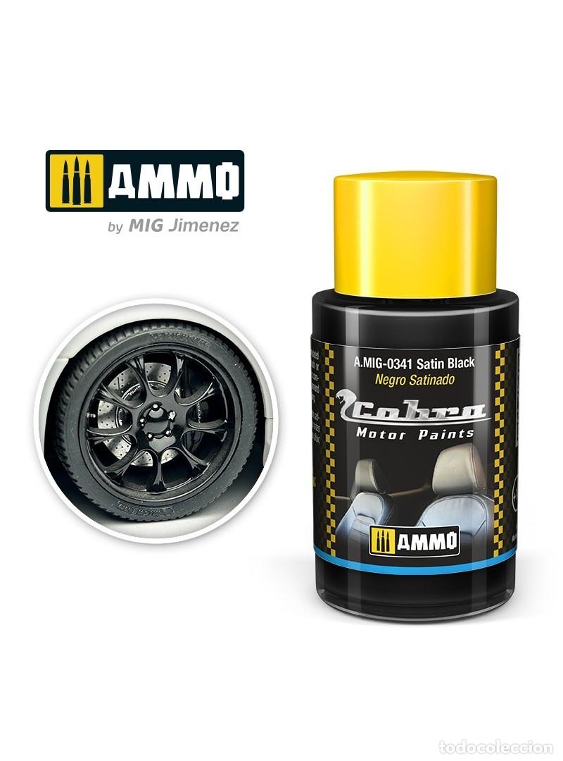 Maquetas: AMMO - COBRA MOTOR IMPRIMACI&Oacute;N NEGRO BRILLANTE 0342