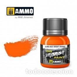 Maquetas: AMMO - DRYBRUSH PINCEL SECO NARANJA BRILLANTE 0637