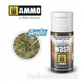 Maquetas: AMMO - LAVADO ACR&Iacute;LICO MARR&Oacute;N PARA AMARILLO OSCURO 0700