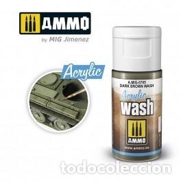 Maquetas: AMMO - LAVADO ACR&Iacute;LICO MARR&Oacute;N OSCURO 0705