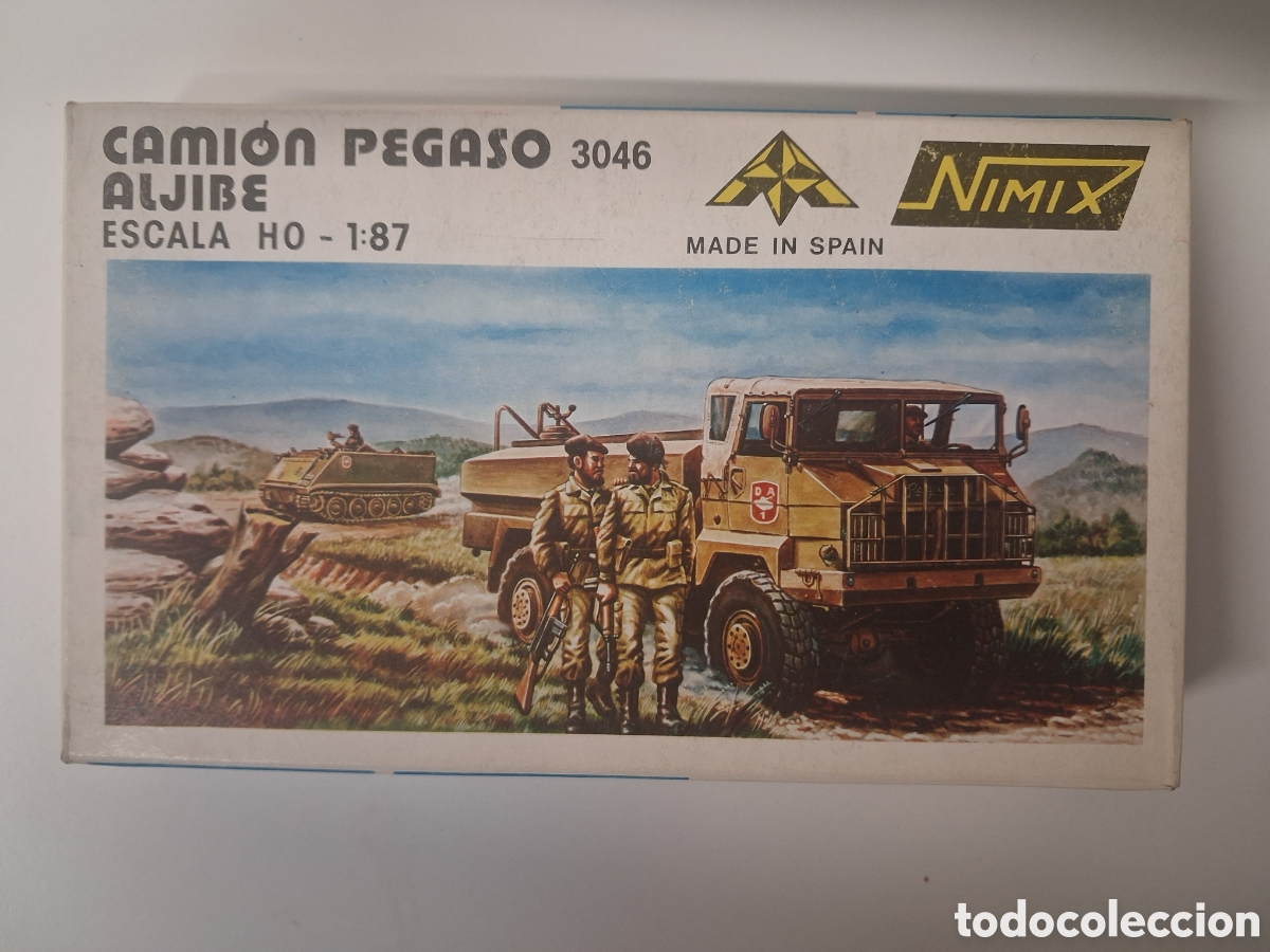 Maquetas: Lote de 6 camiones pegaso 3946 cisterna escala 1/87 de la marca Nimix