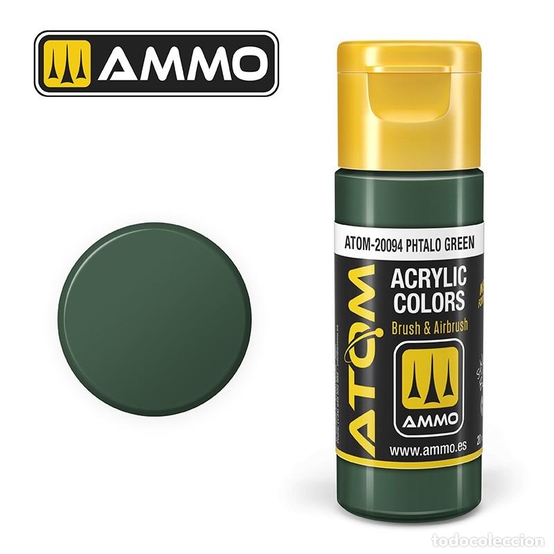 Maquetas: ATOM COLOR PHTALO GREEN 20094